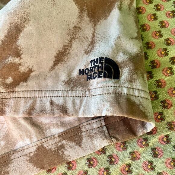 The North Face Men’s Class V Belted Shorts Brown Tie Die 5 in M EUC - Picture 4 of 7